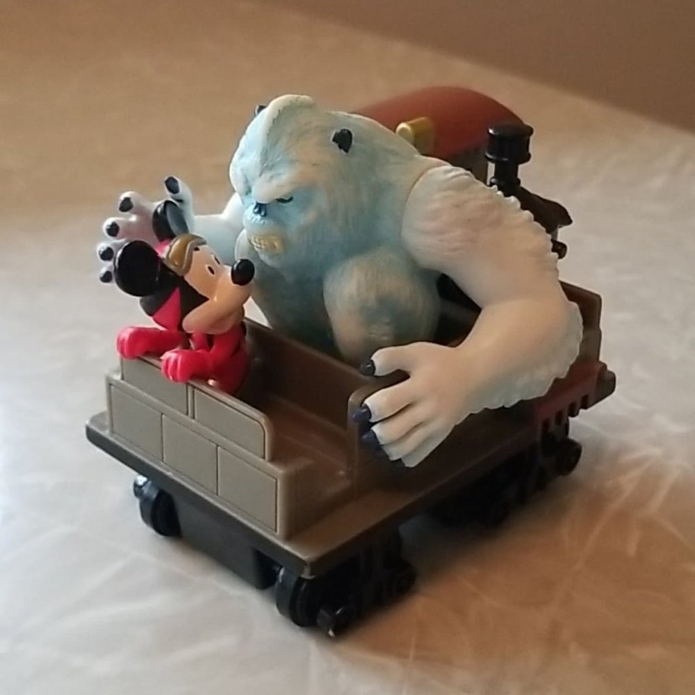 Disney Collectible Mickey Mouse Abominable Snowman Train Carriage Figurine